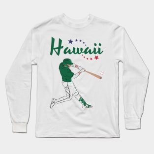 Hawaii USA Baseball Long Sleeve T-Shirt